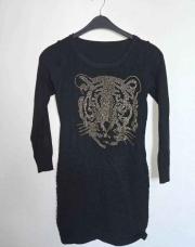 Robe noir tigre 