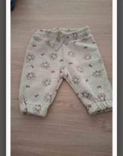 Pantalon Marie petit chat vert 
