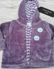 Gilet baby mauve 3mois
