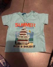 T-shirt hema bleu 6 mois