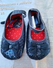 Chaussons a paillette 6/12mois