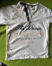 Zara t-shirt beige écriture 5 ans