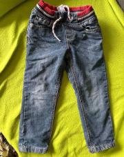 Pantalon jeans 4 ans bordeaux rouge