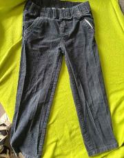 Pantalon 6 ans bleu marine matiere