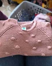 Pull rose 23 mois tex