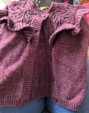 Gilet bordeaux 12 mois 