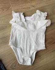 Body blanc Zara 9-12 mois