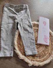 LEGGING GRIS ETOILES 9 MOIS 