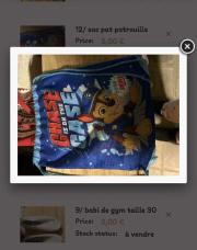 Sac de gym pat patrouille 