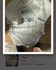 Body papa est cool 5mois 
