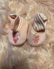 Chaussons roses 