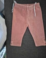 Leggings velours rose