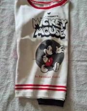 8ans pull blanc Mickey Orchestra