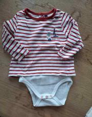 Bodie T-shirt rayé rouge sergent major 