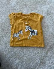 T-shirt primark zèbre 86cm