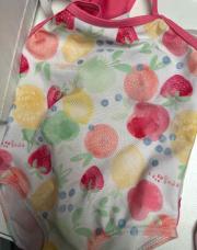 Maillot 12/18M motif fruits 