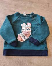 Pull vert 18 mois 