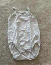 Body bretelle blanche 86-92cm