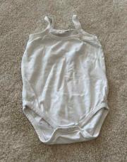 Body bretelle blanche 86-92cm