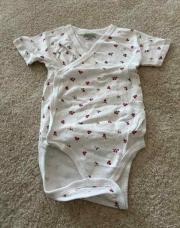 Body courtes manches 12 m fleur 