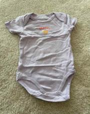 Body courte manche 12m mauve 