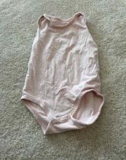 Body rose courte manche 92cm