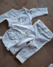 Ensemble 1 mois bonnet bodie et legging