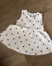 Robe blanche fraises kiabi 
