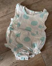 Body à pois bleu