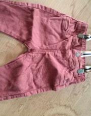 Pantalon rosé bretelles tao