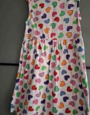 Robe longue cœur 5 ans 