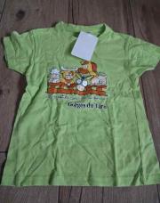 T-shirt vert ferme 4 ans 