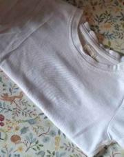 Tshirt blanc zeemzn 74cm