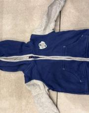 Gilet bleu et gris 