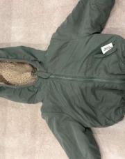 Manteau réversible vert 