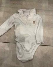 Body blanc ourson 6 mois