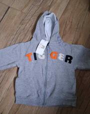 Gilet zippé tigrou