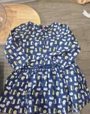 ROBE BLEU CHAT 18M
