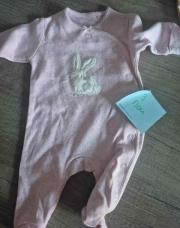 PYJAMA ROSE LAPIN 3M
