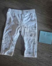 LEGGING BLAN ETOILES GRISES 6M
