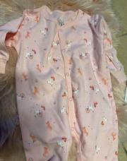 Comby pyjama rose licorne 9 mois 