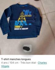T-shirt manches longues 4 ans Charles Vogele