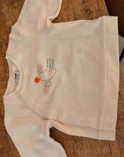 Gilet blanc TAO 9 mois la tête dans les nuages 