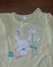 Tshirt jaune manches longues 68 cm