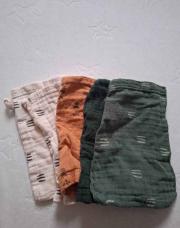 Lot 5 gants toilette coton dreambaby