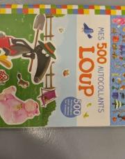 Livre autocollant loup