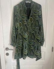 Robe verte Zara taille M 