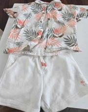 Ensemble fleuri blanc primark