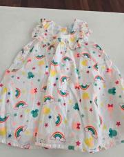 Robe imprimée arc-en-ciel 