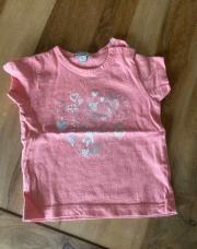 Grain de blé t-shirt corail 3 mois